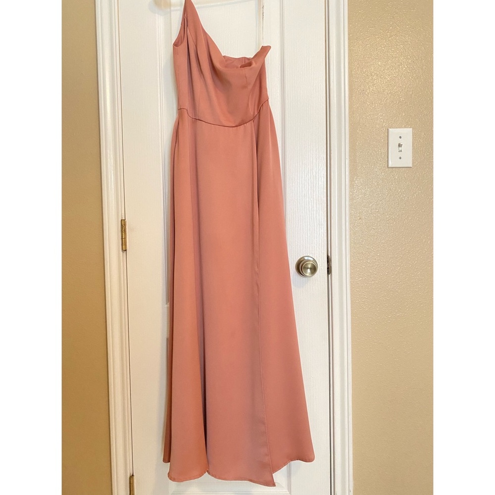 David’s Bridal. Size 5. Desert color.